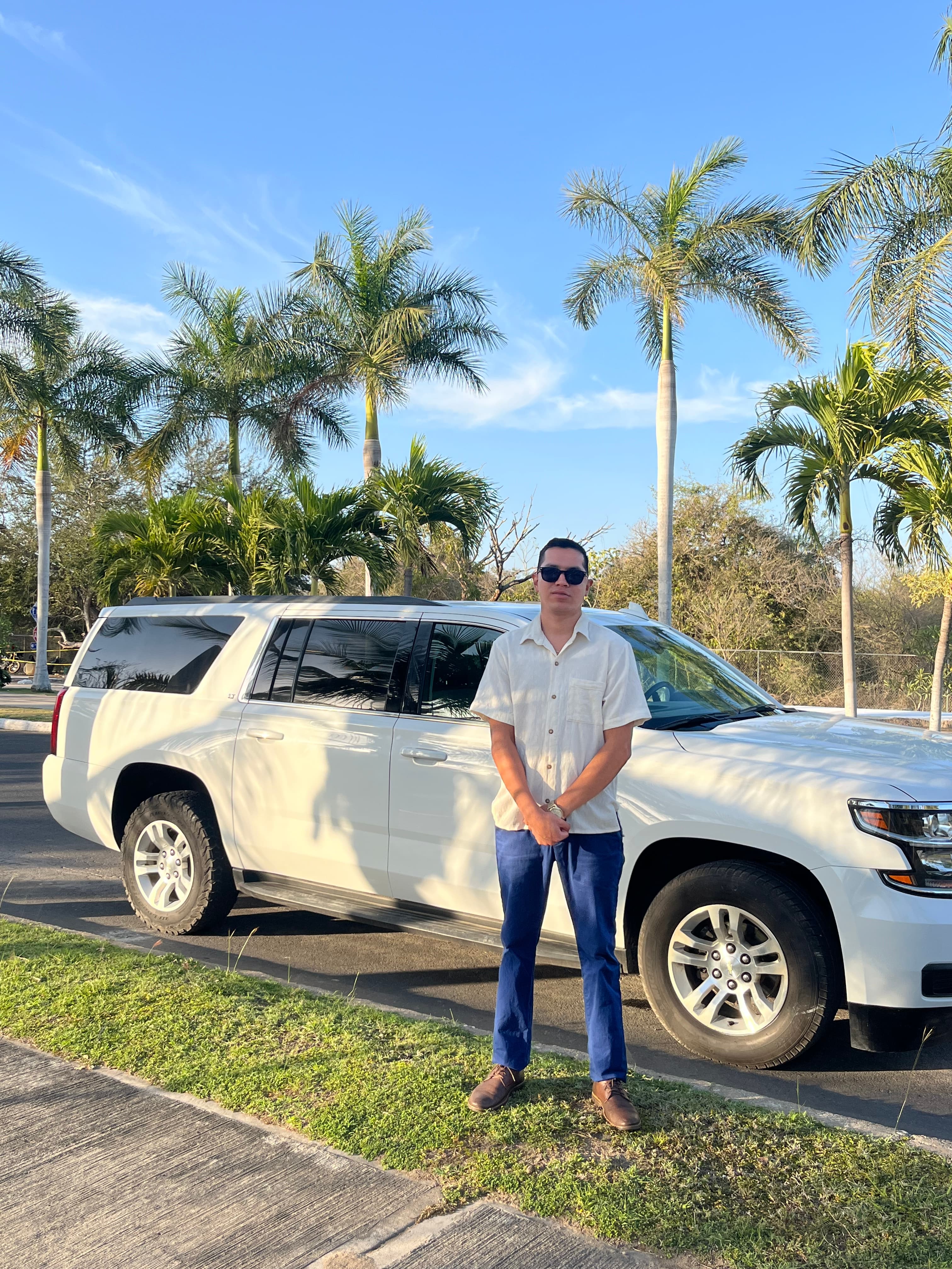 Carlitos with the Suburban